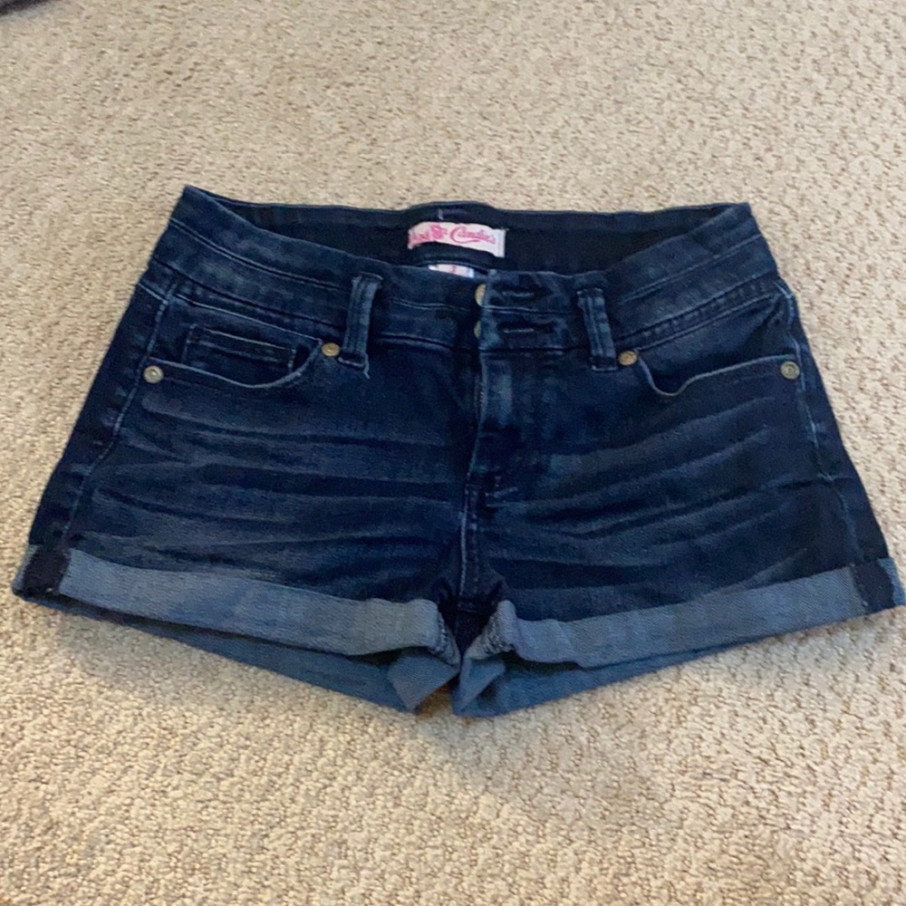 Navy Blue Jean Shorts - Khols